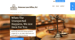 Desktop Screenshot of johnpetersonlaw.com