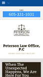 Mobile Screenshot of johnpetersonlaw.com